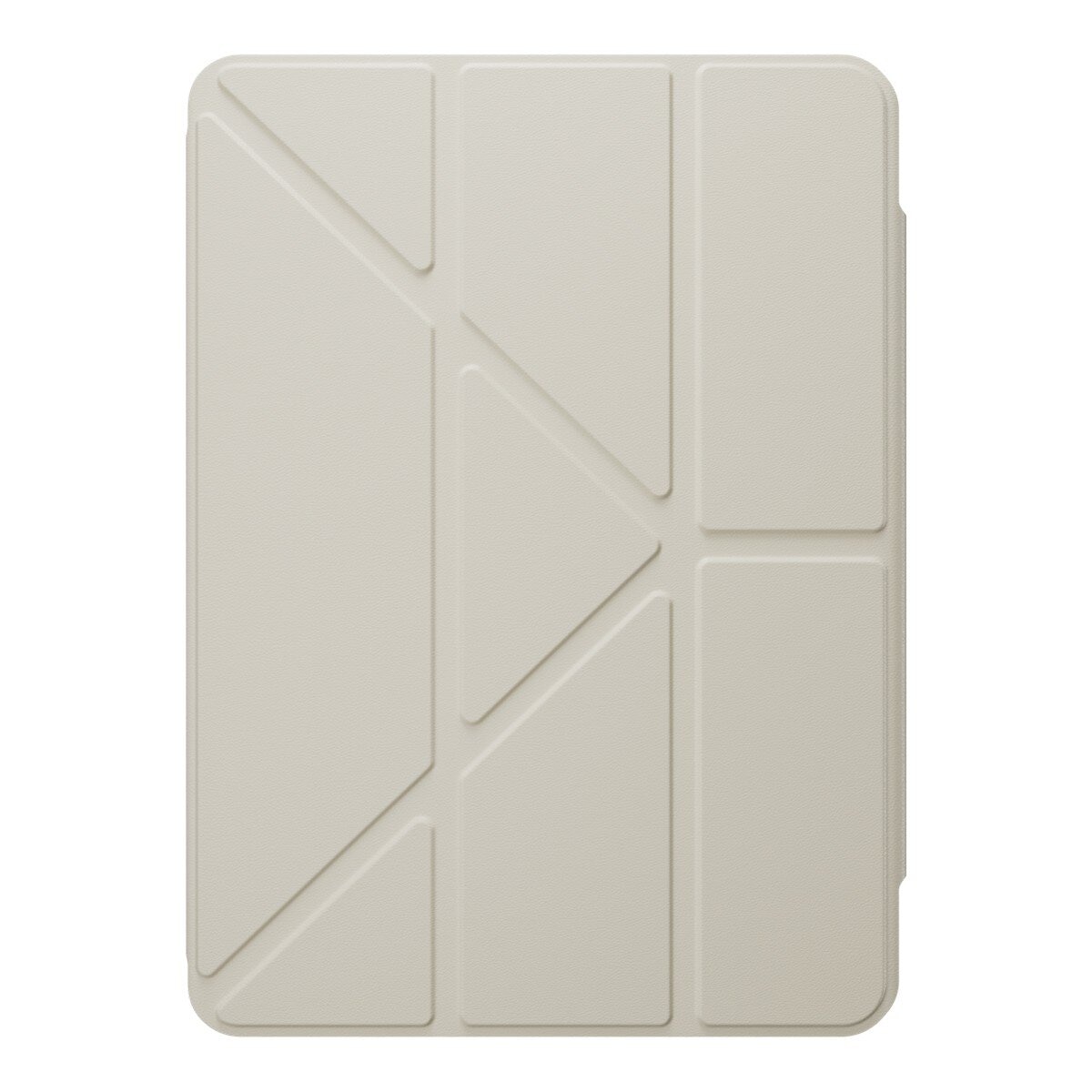 MAGEASY Facet 全方位支架透明背蓋保護套 2024 iPad Air 11吋 (2025[M3] / 2024[M2]) 星光白