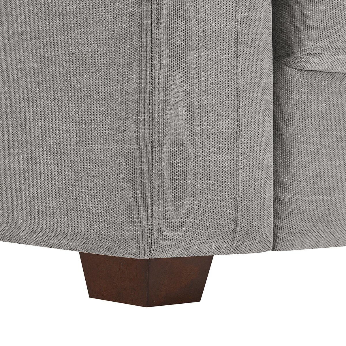 Thomasville L型布面沙發床 淺灰色