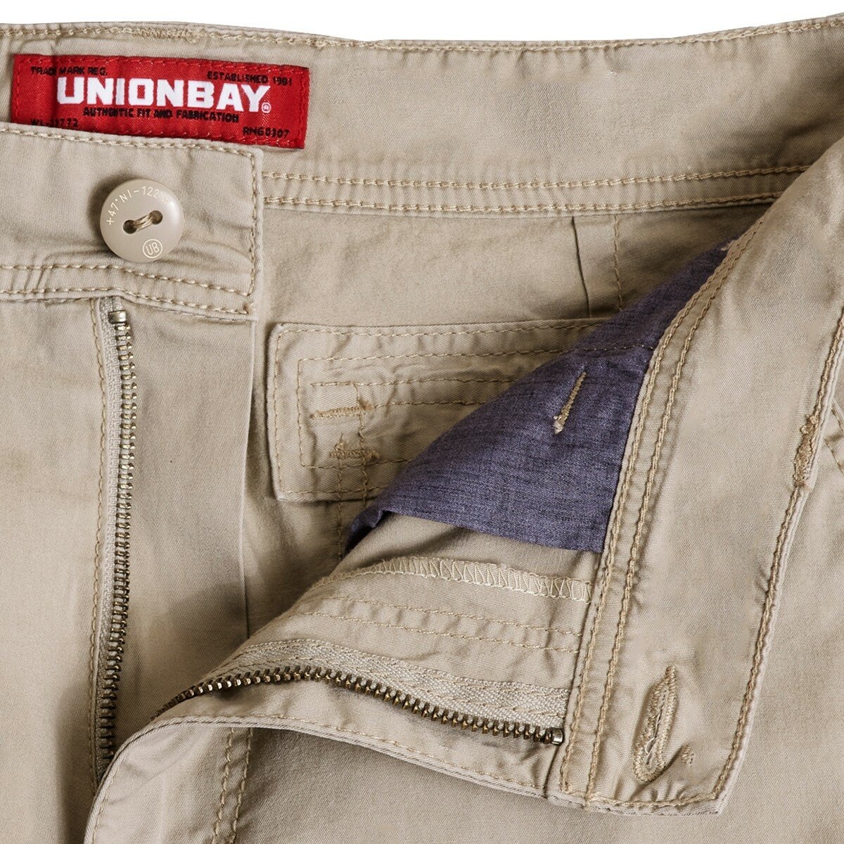 Unionbay 男工裝短褲 卡其