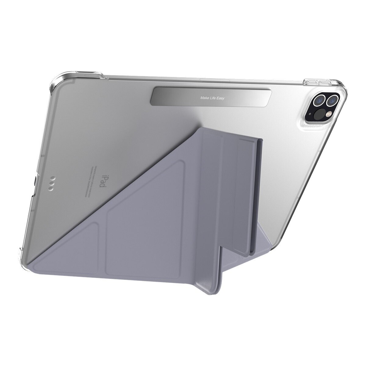 MAGEASY Facet 全方位支架透明背蓋保護套 iPad Pro 11吋 2022 M2 - 2018 & iPad Air 10.9吋 2022-20 阿拉斯加藍