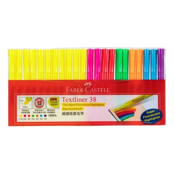 Faber-Castell 輝柏 Textline系列螢光筆 22入 Faber-Castell 輝柏 Textline系列螢光筆 22入