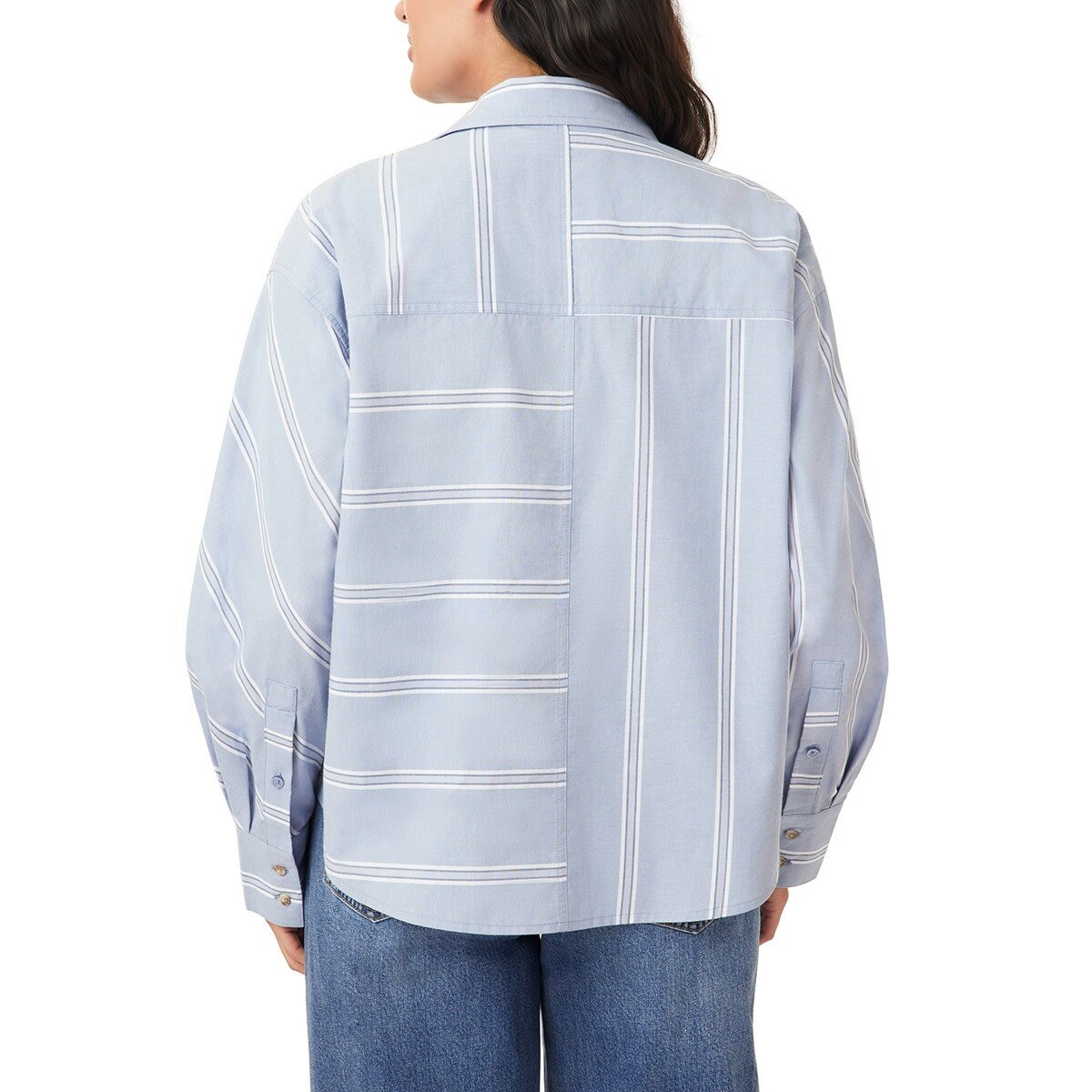 Scotch & Soda 女長袖襯衫 藍 XL