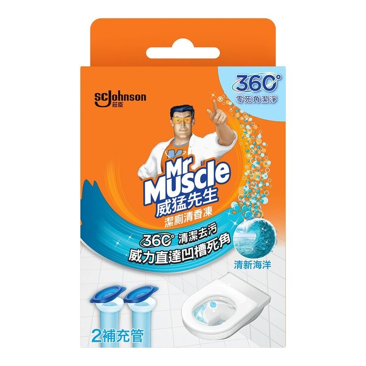 威猛先生 潔廁清香凍 手把 X 1入 + 補充管 X 7入