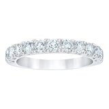 1.0克拉 14K白K金 圓形鑽石戒指 VS2/G