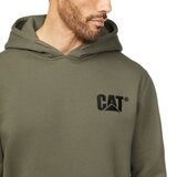 Caterpillar 男刷毛連帽上衣 綠