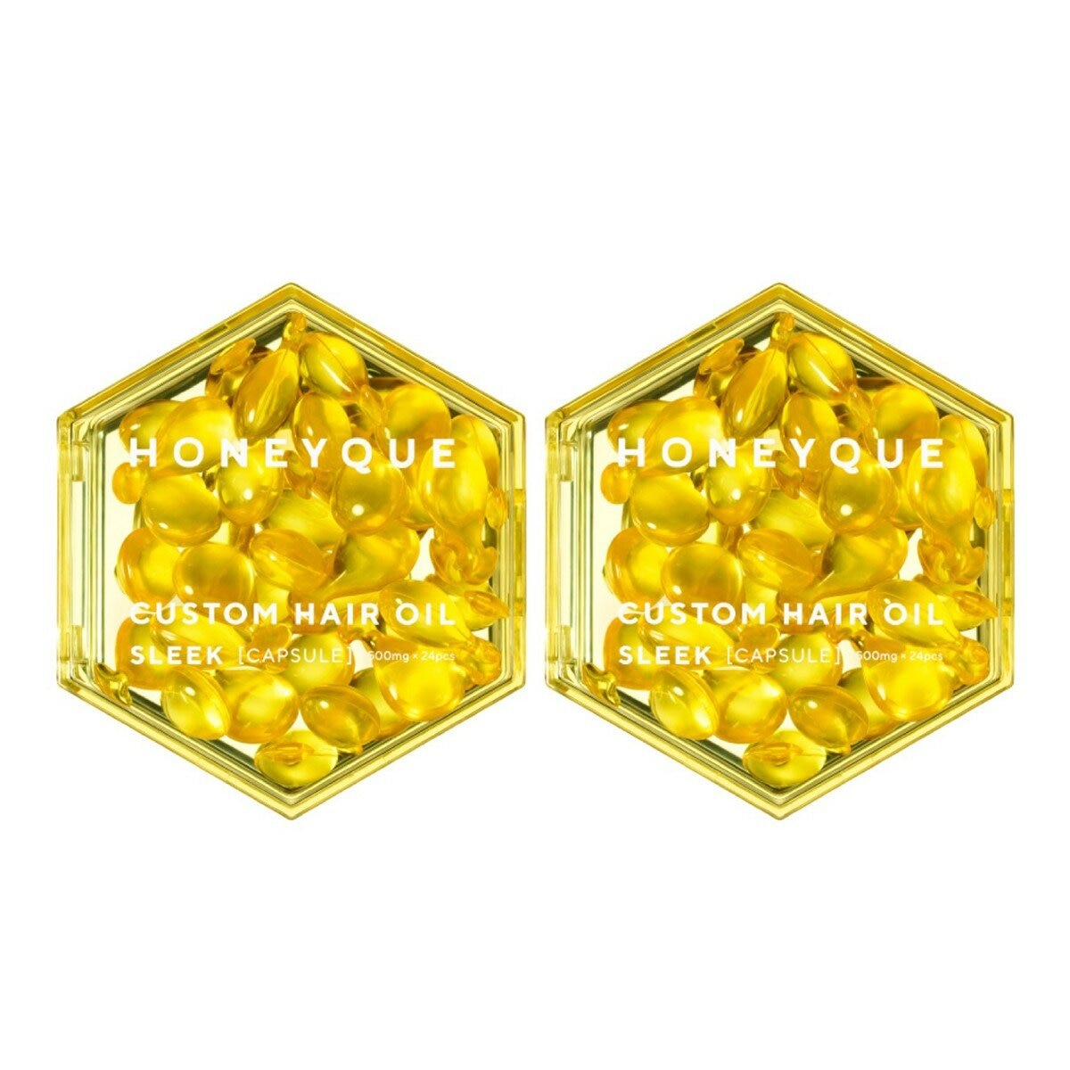 HONEYQUE 蜂蜜柔順亮澤護髮油膠囊 24粒 X 2入
