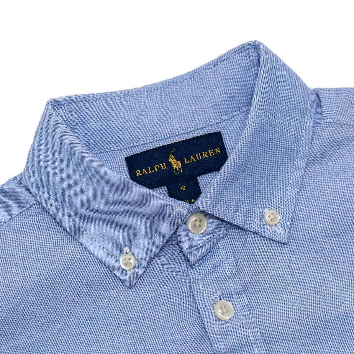 Polo Ralph Lauren 女童短袖襯衫 藍 10