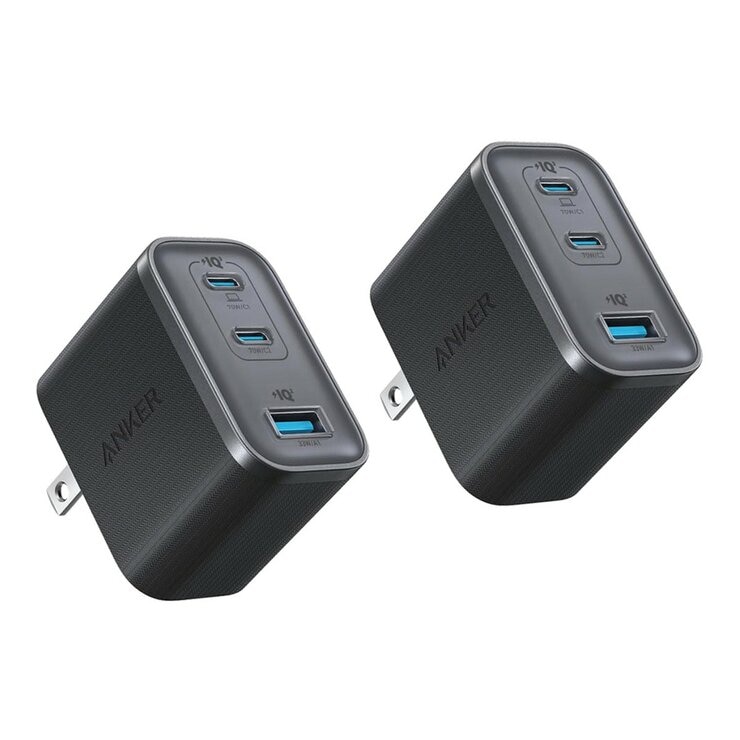 ANKER A121A Nano GaN 70W 急速充電器 兩入組