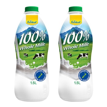 豐力富 紐西蘭全脂鮮乳 1.5公升 X 2罐 