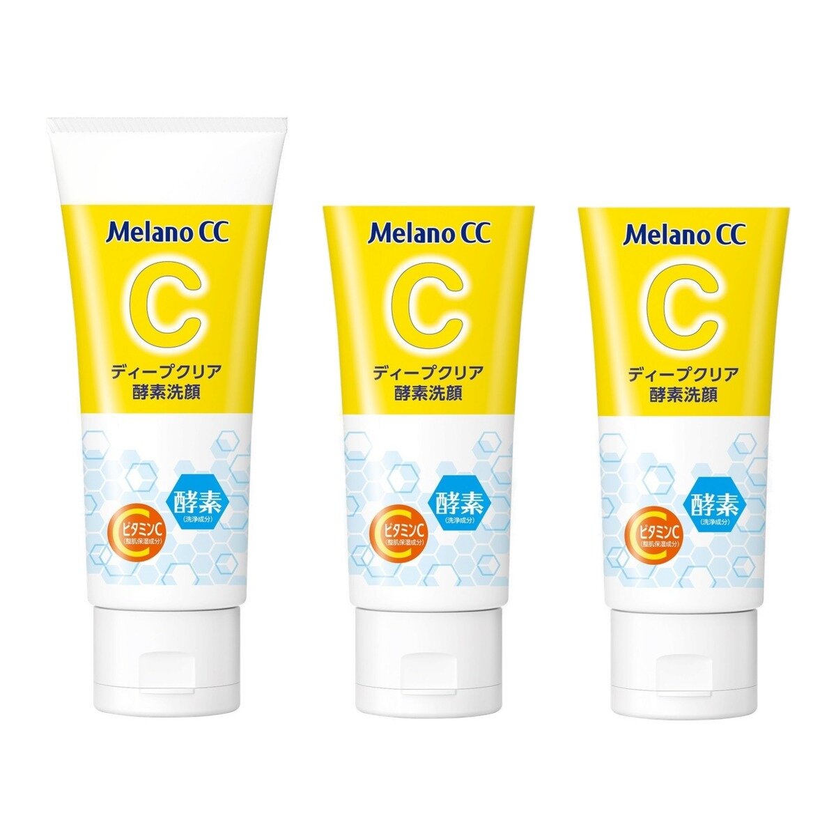 Melano CC 維他命C酵素深層清潔洗面乳 130公克 X 3入 Melano CC 維他命C酵素深層清潔洗面乳 130公克 X 3入