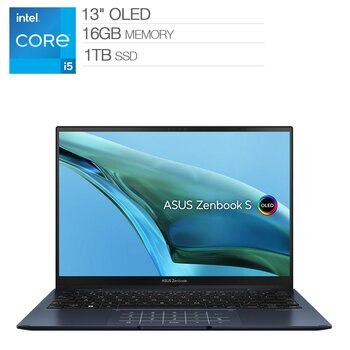 華碩 Zenbook S13 Flip OLED 13.3吋 翻轉筆電 紳士藍 UP5302ZA