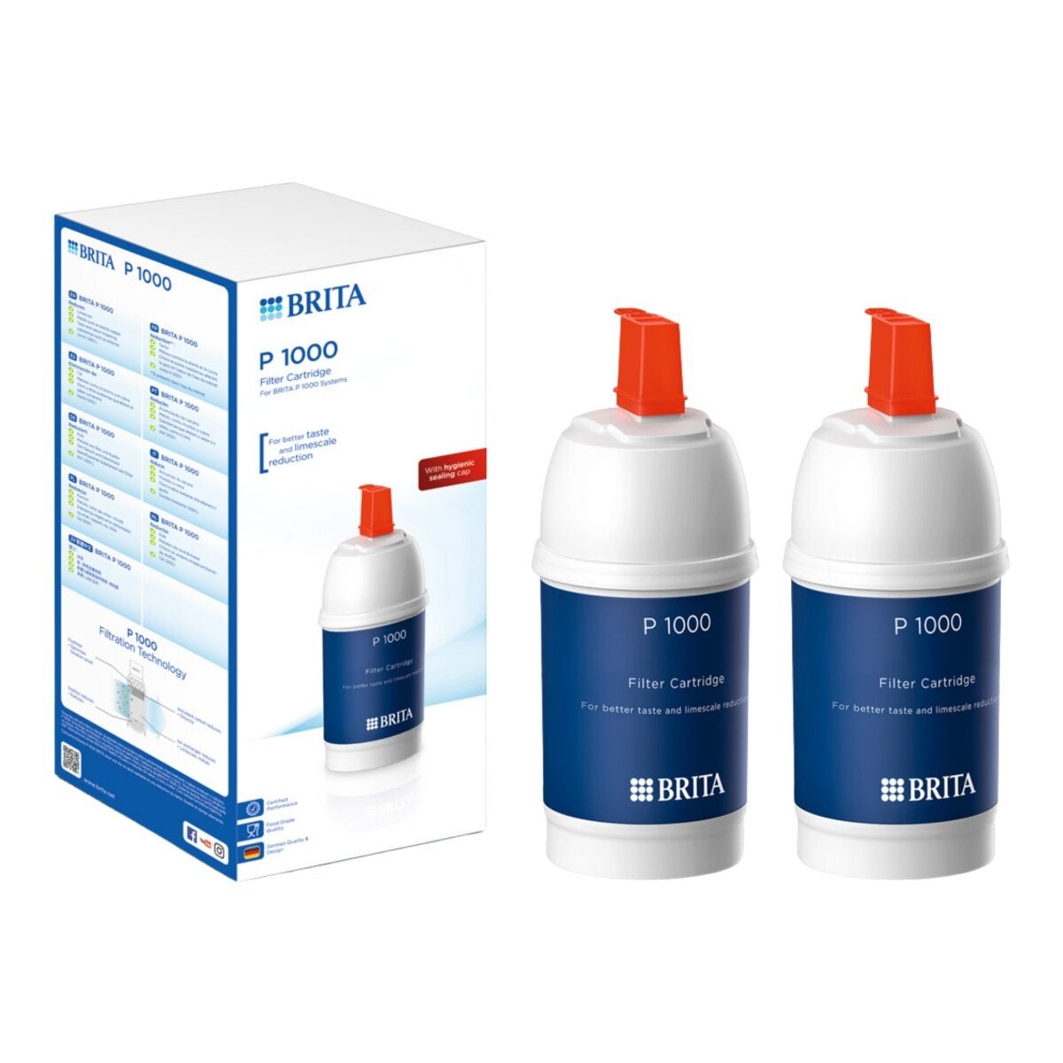 Brita 櫥下型濾芯 2入組 P1000 Brita 櫥下型濾芯 2入組 P1000