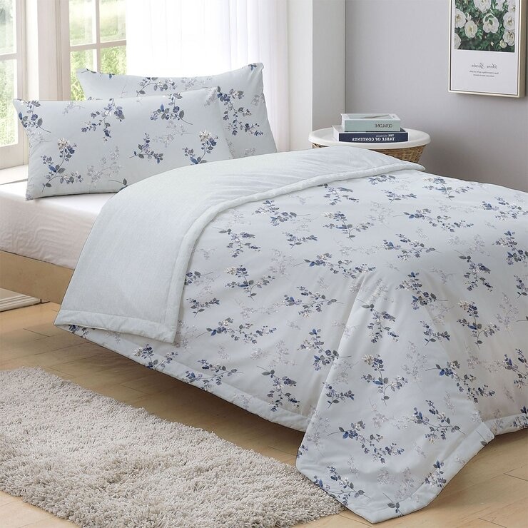 Don Home 萊賽爾印花單人涼被3件組 150公分 X 210公分