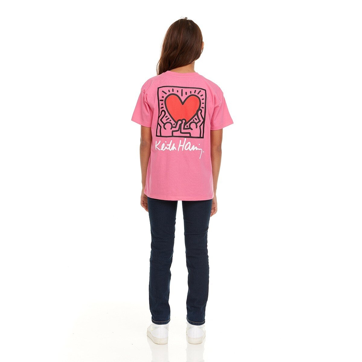 Keith Haring 兒童短袖上衣三件組 黑 L