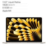 Apple 13吋 MacBook Air 搭配 Apple M4 晶片 10 核心 CPU 10 核心 GPU 16GB 512GB SSD