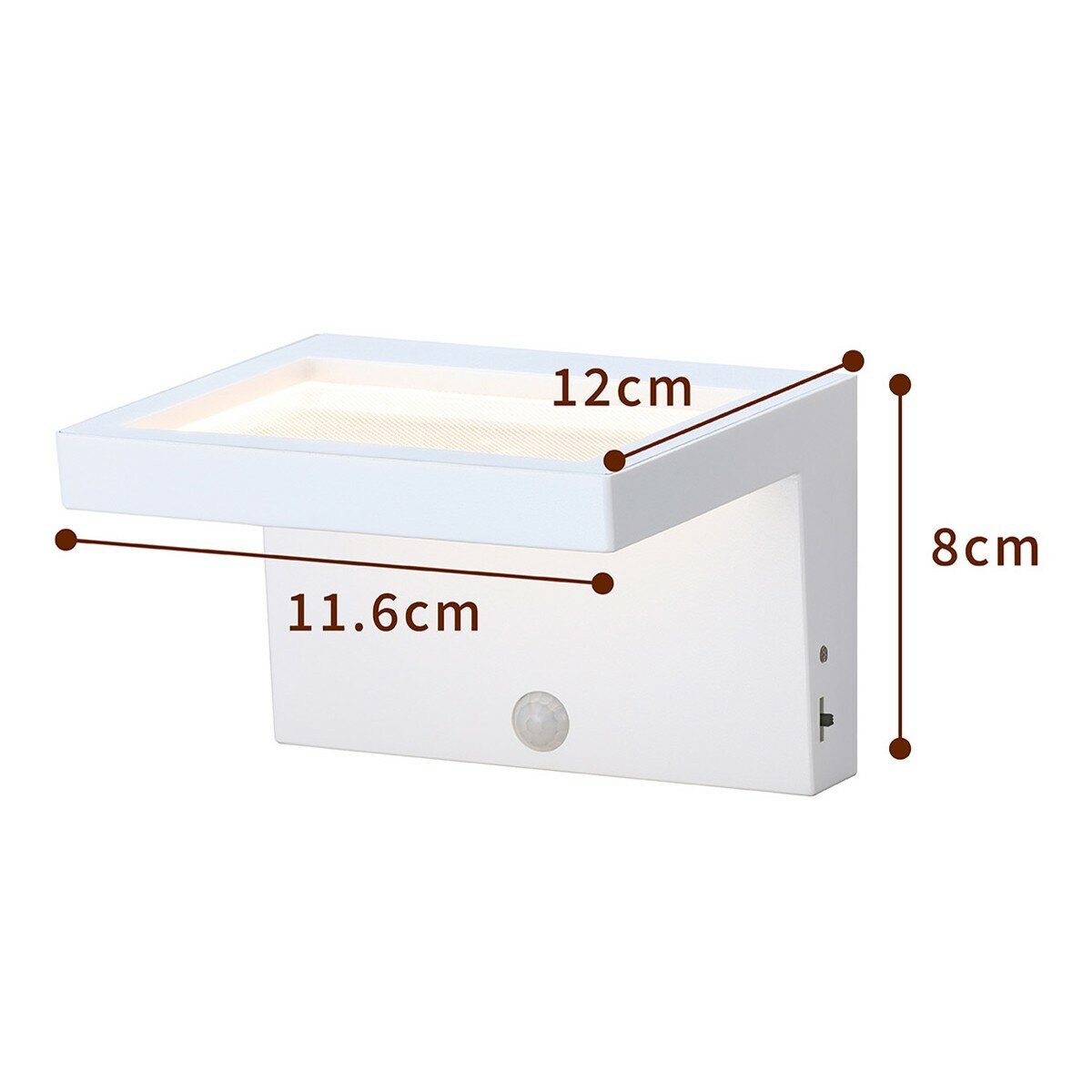 IRIS OHYAMA LED 造型感應燈兩入組 面板壁掛型 #BSL-BMSP