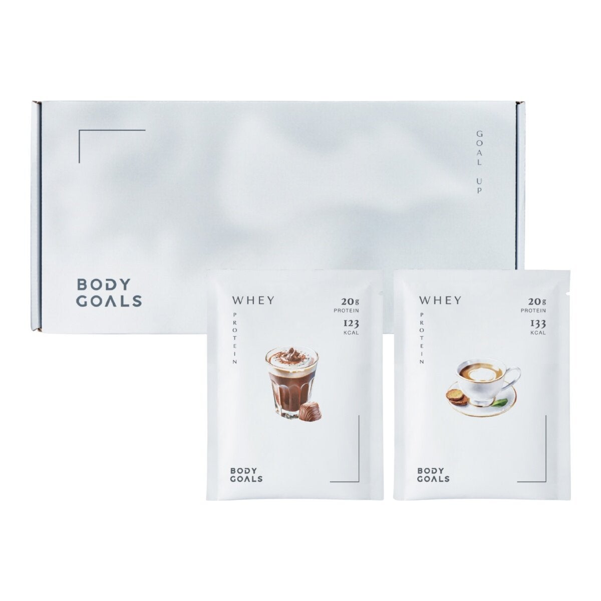 Body Goals 乳清蛋白飲組合 31公克 X 60入 (法式可可 / 英式奶茶)