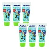 Jordan 6-12歲兒童牙膏 含氟1000ppm 青蘋果口味 75公克 X 8入 Jordan 6-12歲兒童牙膏 含氟1000ppm 青蘋果口味 75公克 X 8入