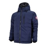 Canada Goose 男短版連帽羽絨外套 深藍