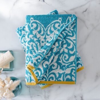 Welhome 色織緹花浴巾 76公分 X 147公分