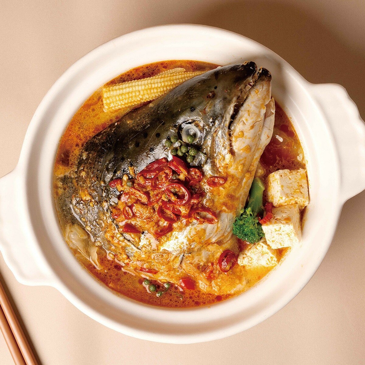 川味花椒鮭魚頭