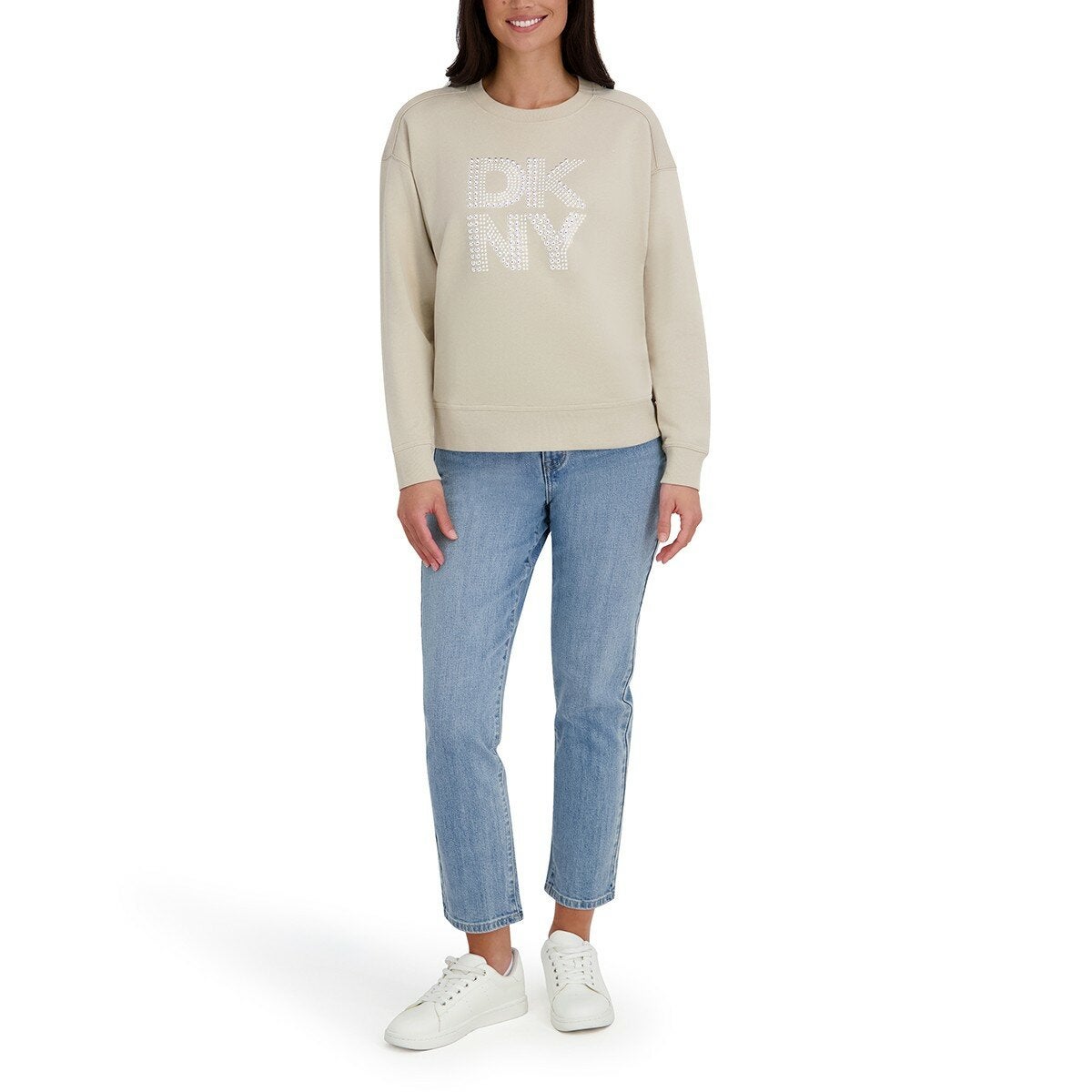 DKNY Jeans 女長袖上衣 米 DKNY Jeans 女長袖上衣 米