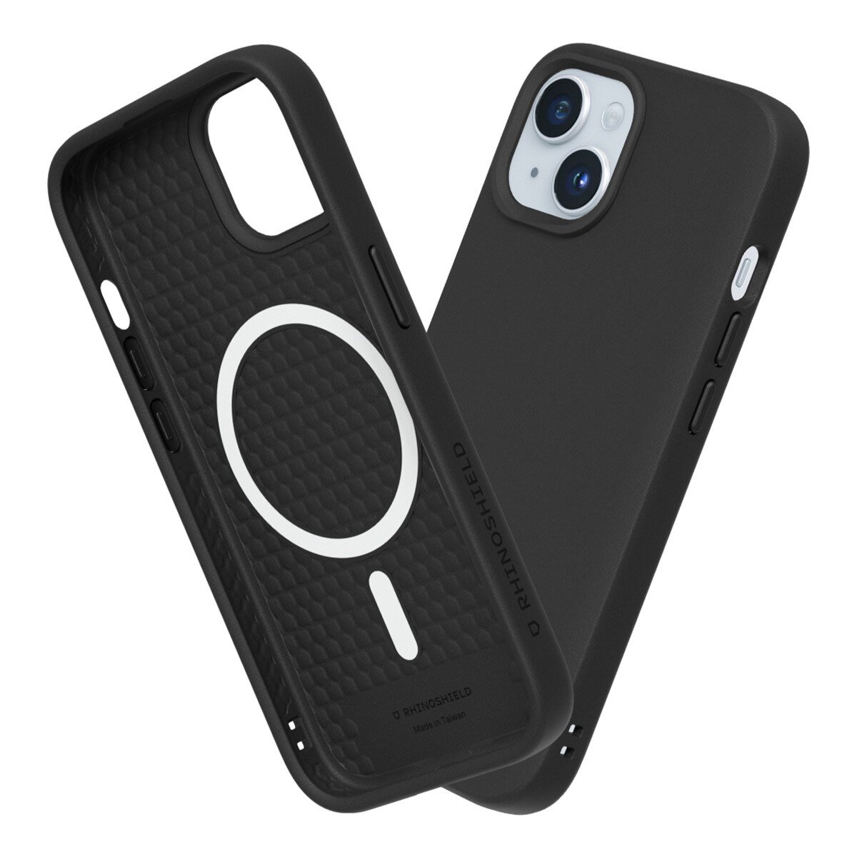 犀牛盾 iPhone 15 SolidSuit MagSafe 兼容 經典防摔手機殼 + 9H 抗藍光鋼化玻璃保護貼