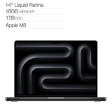 Apple 14 吋 MacBook Pro M5晶片 10核心CPU 10核心GPU 16GB 1TB SSD