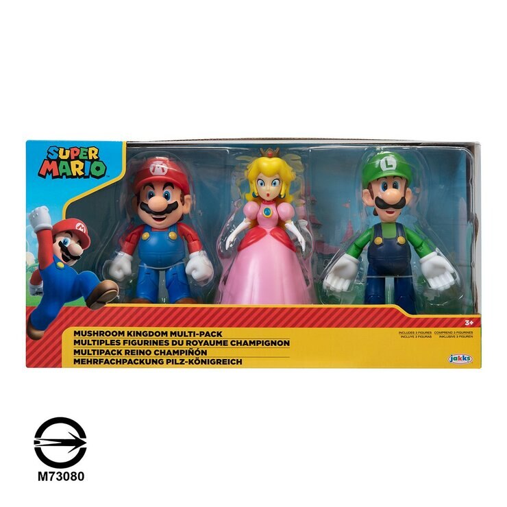 Super Mario 4吋公仔 3入組 / 3歲以上