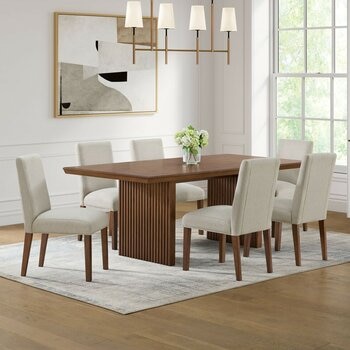 Thomasville 餐桌椅七件組