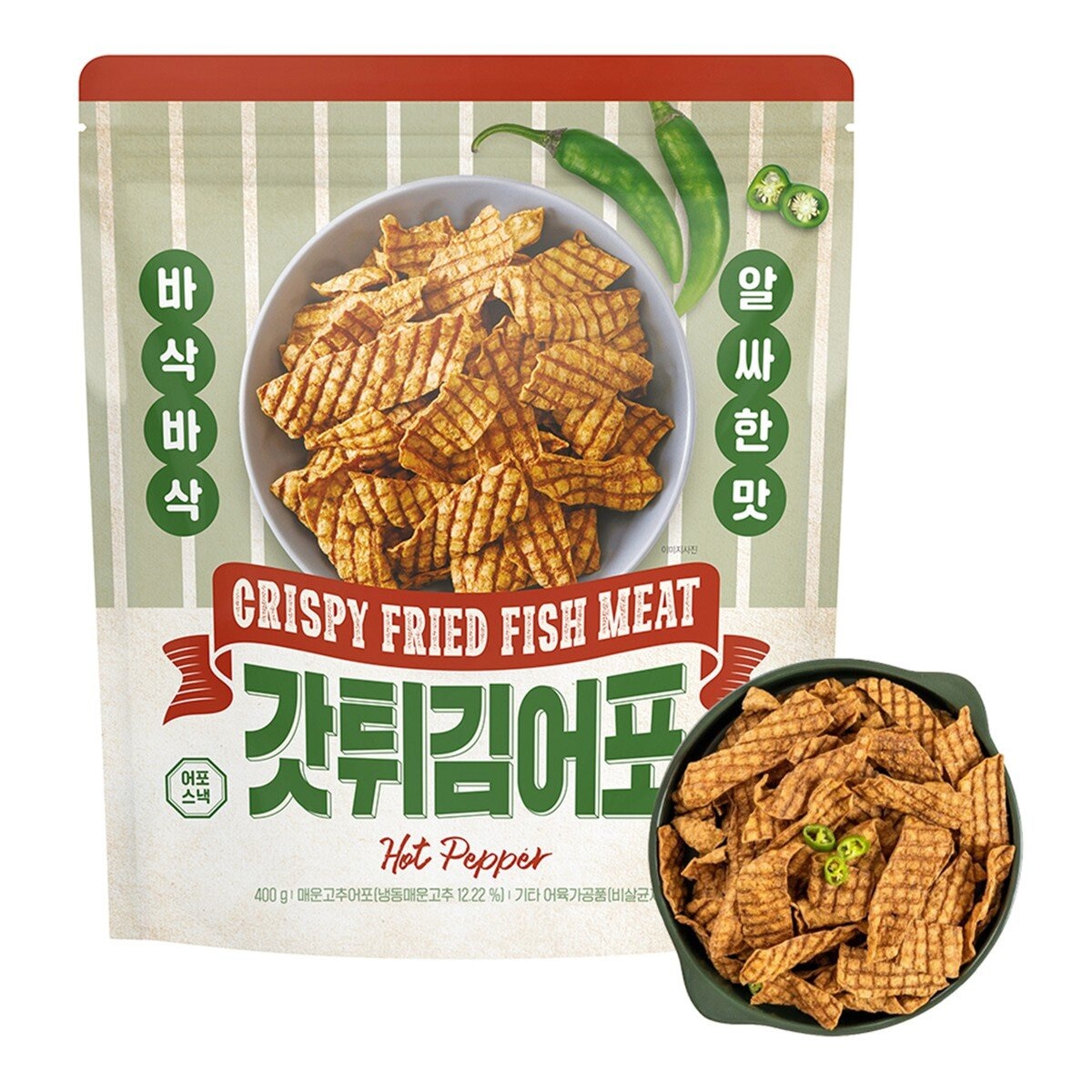 辣味香酥魚片 400公克