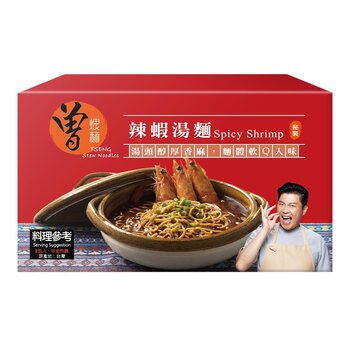 曾拌麵 辣蝦煨麵 121公克 X 8包