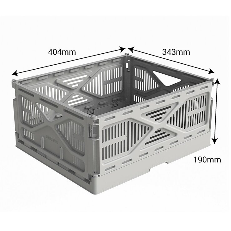 Brave Home Ez-Stack Folding Basket 3-Pack