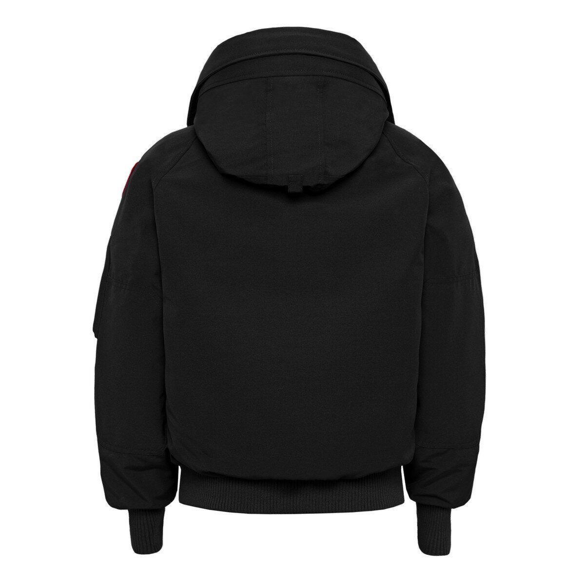 Canada Goose 女連帽防風飛行羽絨外套 #Chilliwack 黑