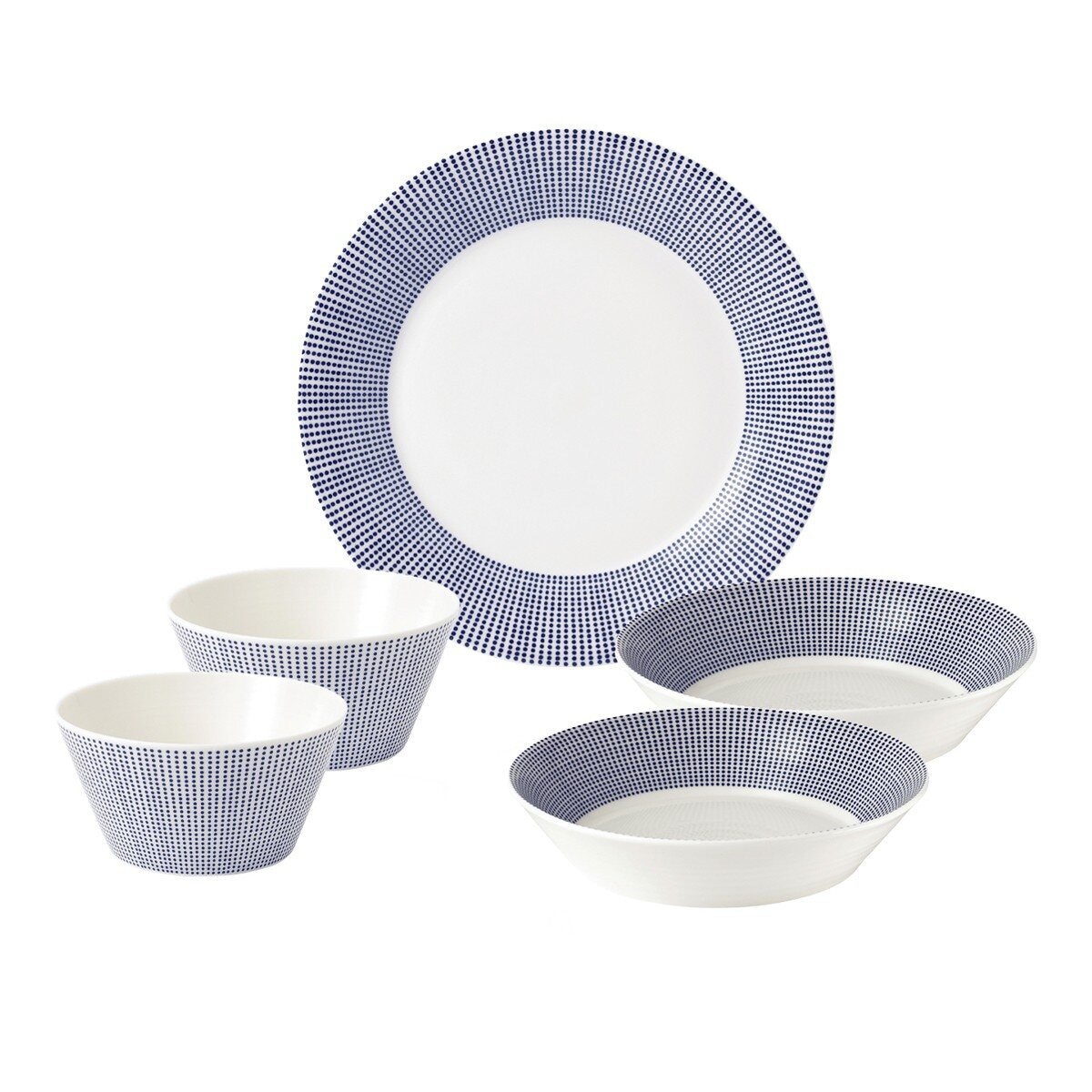 皇家道爾頓 海洋沙紋系列 餐具 X 5件組