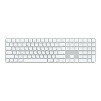 Apple 巧控鍵盤 含 Touch ID 與數字鍵盤 適用於配備 Apple 晶片的 Mac 機型 中文(注音) 白色按鍵 Apple 巧控鍵盤 含 Touch ID 與數字鍵盤 適用於配備 Apple 晶片的 Mac 機型 中文(注音) 白色按鍵