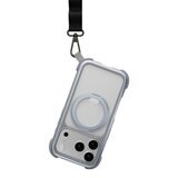 MAGEASY Odyssey Stand M 超軍規防摔磁吸支架手機殼 iPhone 17 Pro(迷霧) + 鏡頭保護貼Lenz(迷霧) + Vetro 9H 鋼化玻璃保護膜