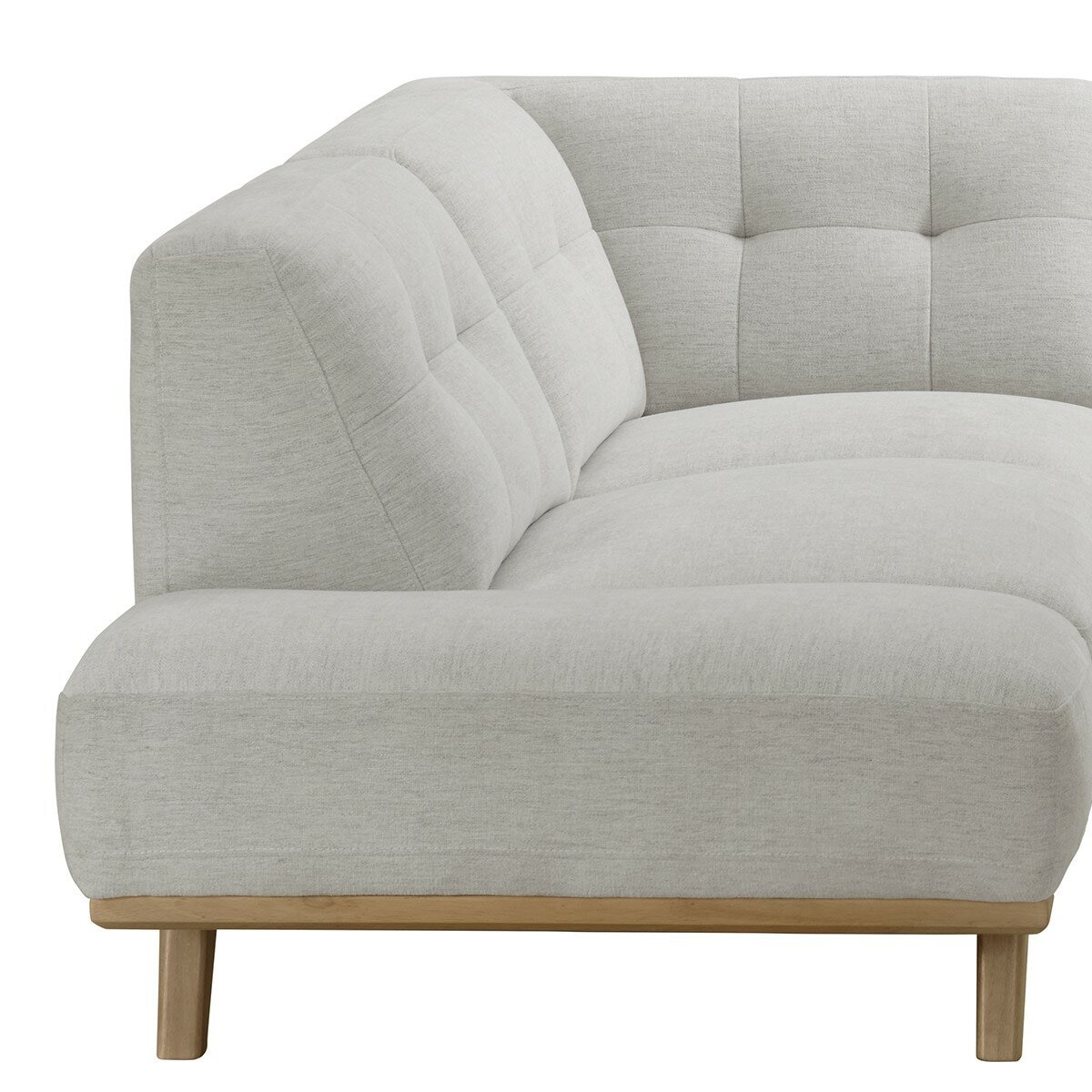 Aiden & Ivy 布面L型沙發