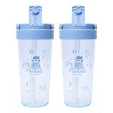 HOUSUXI 舒希 Peanuts Tritan 輕透舒吸杯 760毫升 X 2件組 HOUSUXI 舒希 Peanuts Tritan 輕透舒吸杯 760毫升 X 2件組