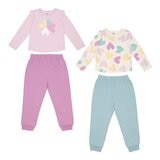 Pekkle Kids' Long Sleeve Top and Pant 4-Piece Set