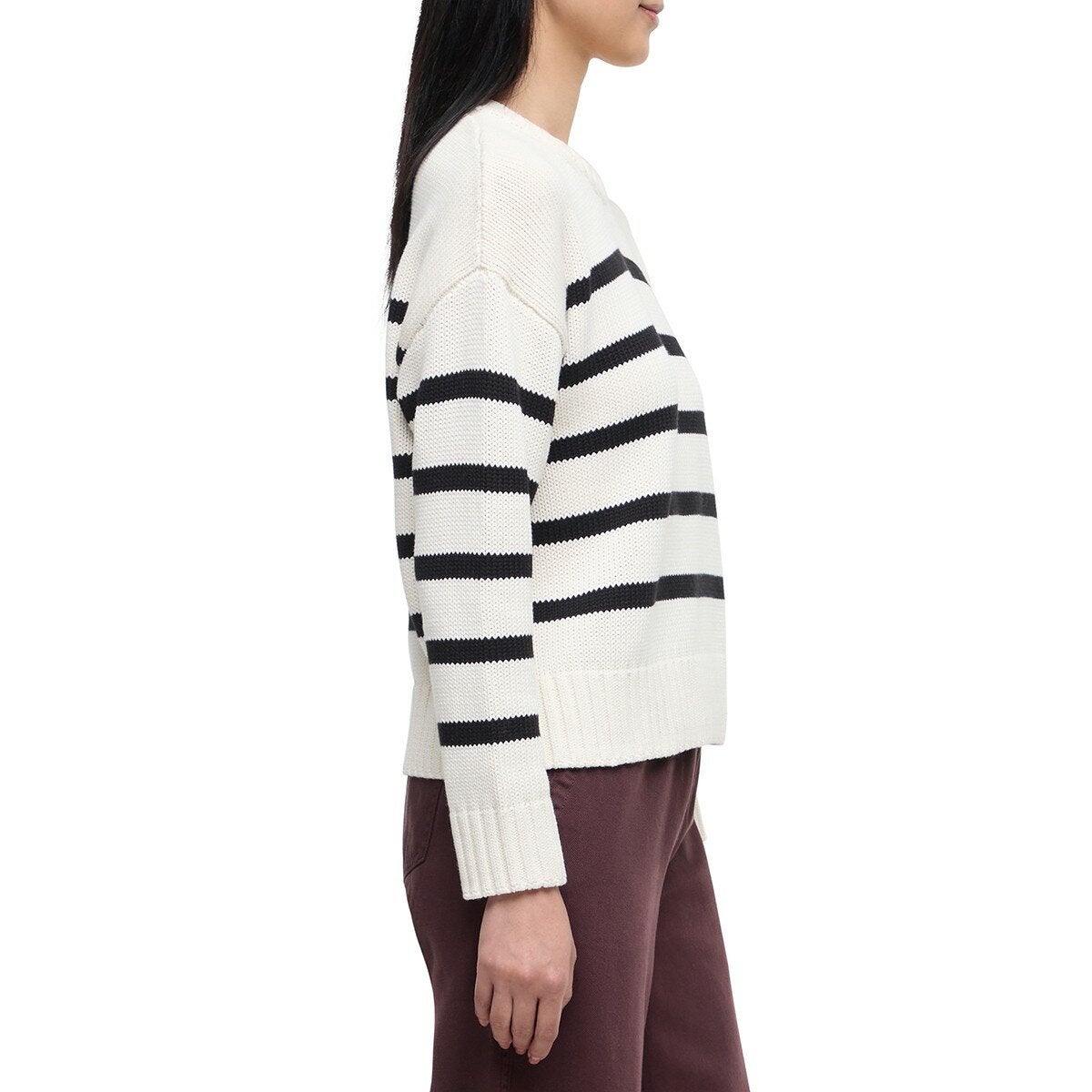 GAP 女落肩毛衣 白
