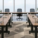 Backbone 折疊培訓桌 120公分 X 45公分 胡桃木色