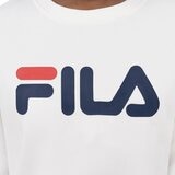 Fila 兒童圓領刷毛長袖上衣 米白