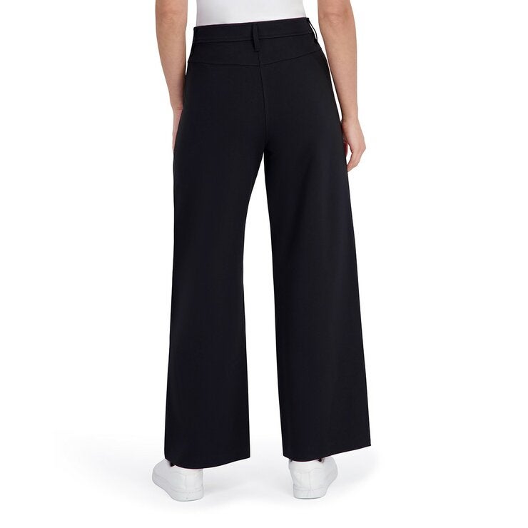 DKNY 女休閒寬褲 黑
