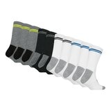 Puma 兒童中筒襪 10入組 黑灰白