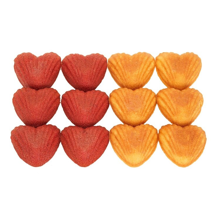 綜合夾餡心型瑪德蓮 12入