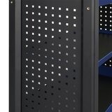 CSPS 32 inch 3-Tier Storage Cart Blue