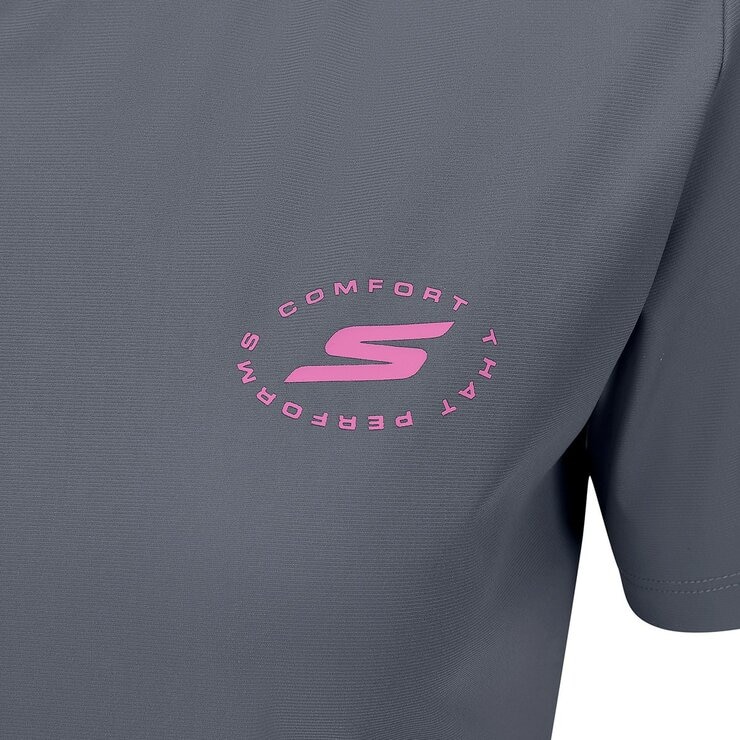 Skechers 女涼感短袖上衣 深灰