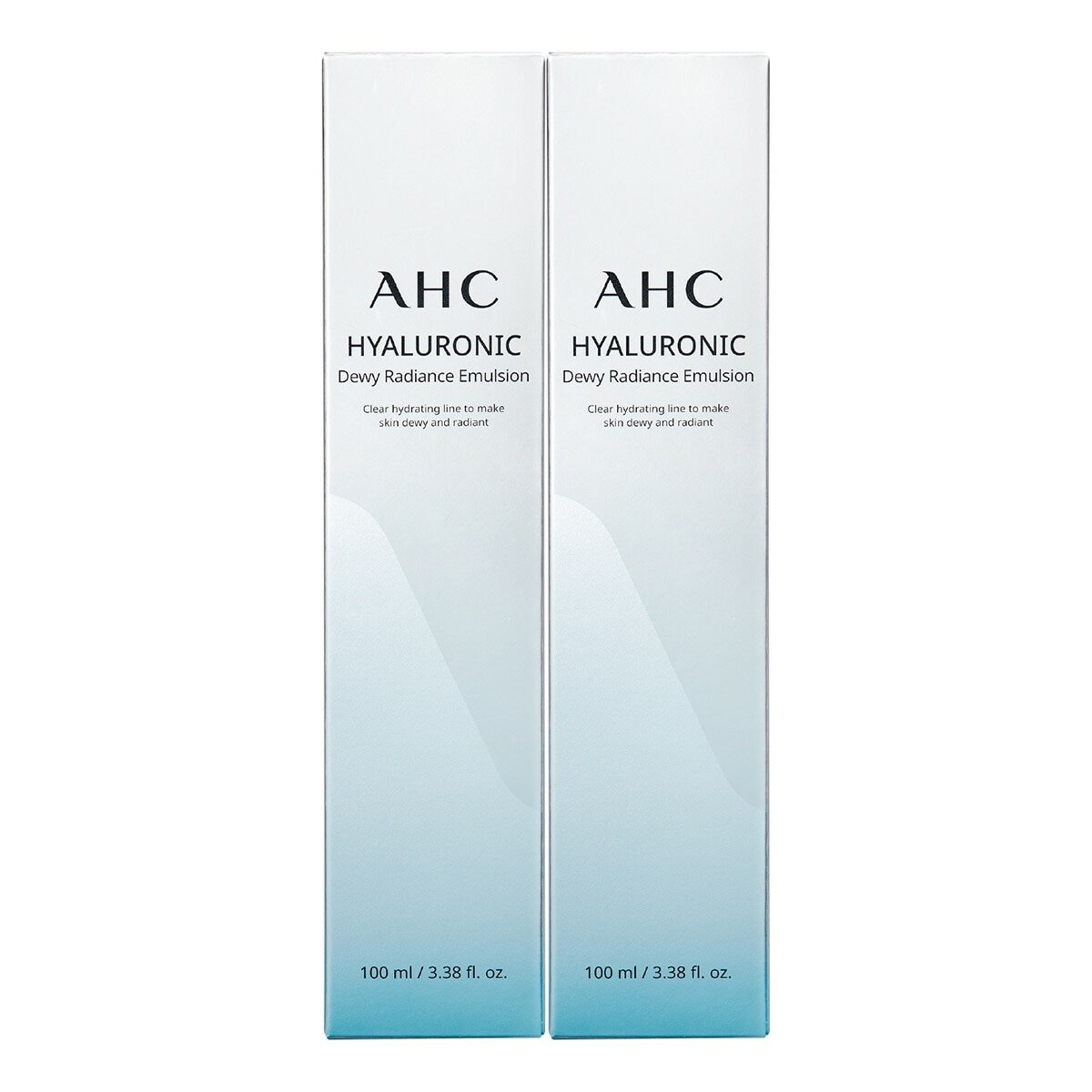 AHC 超能玻尿酸保濕肌亮機能乳液 100毫升 X 2入