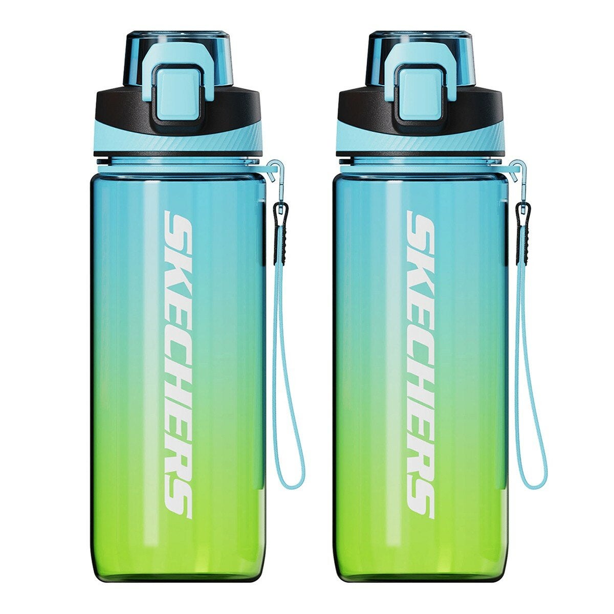 Skechers Tritan 彈蓋提帶冷水瓶 800毫升 X 2件組
